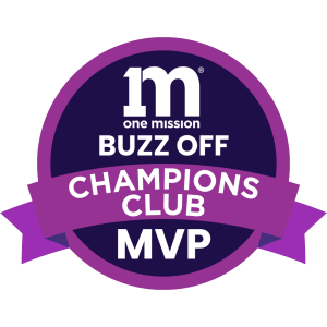 Buzz Off Champions Club MVP Badge